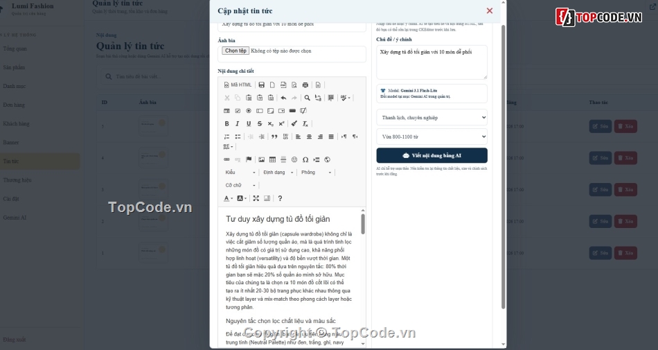 web bán quần áo,code bán áo quần,website in áo